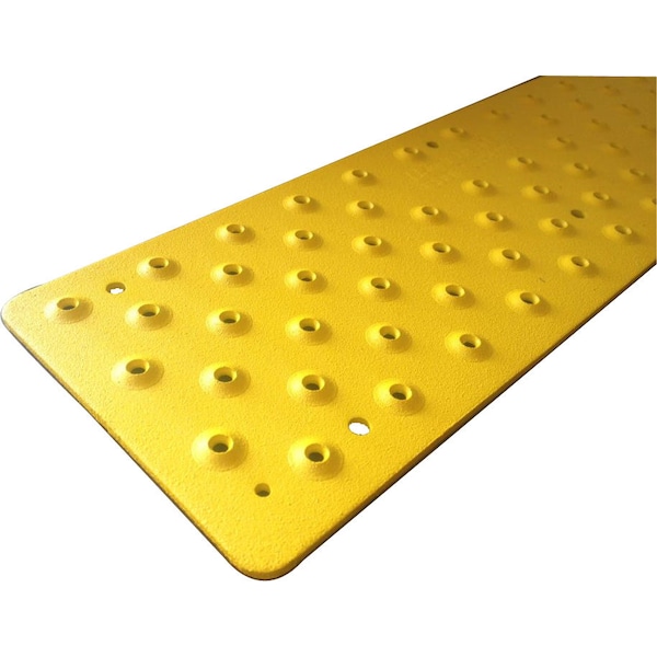 Handi Treads Non-Slip Aluminum Tread, 30in x 3.75in, Yellow, incl. screws NST633730YLT - main